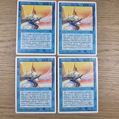 SIREN'S CALL 4th Edition x4 Playset Mtg Vintage 