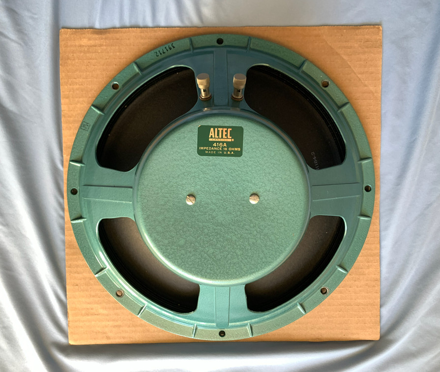 Vintage Altec Lansing 416A 15" Speaker. 16 ohm. Voice of the Theater.  #2 of 2