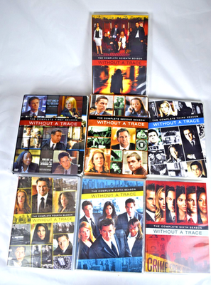 Without A Trace Complete Series DVD Set Seasons 1-7 Lot Pre Owned