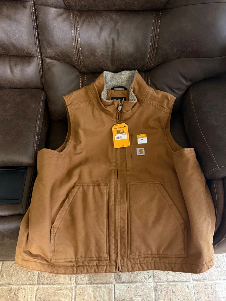 Carhartt Duck Vest In Men's Coats & Jackets for sale | eBay