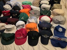 Large Lot 36 Various New - Vintage Hats Ball Caps Trucker Dad Snapback Strapback