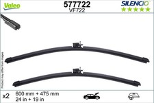 Wischblatt Scheibenwischer SILENCIO FLAT BLADE SET VALEO 577722 für MERCEDES CLA
