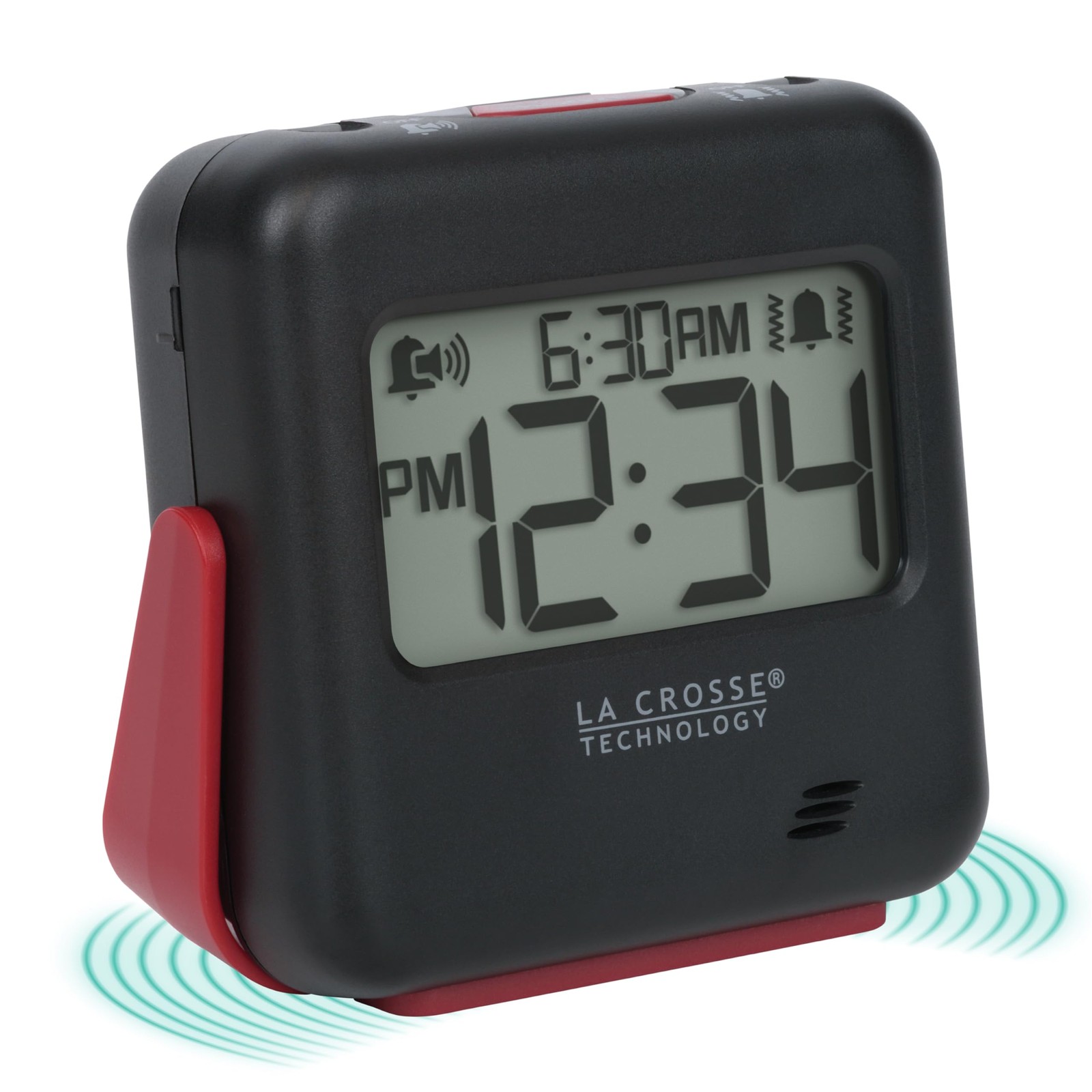 La Crosse Technology 617147 Buzz Digital Alarm Clock with Vibration and Loud ...