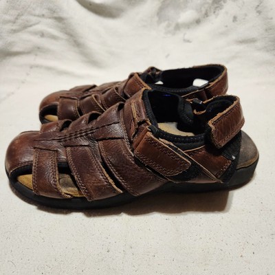 Thom McAn Men's Fisherman's Leather Sandals Size 9 Vintage 90's