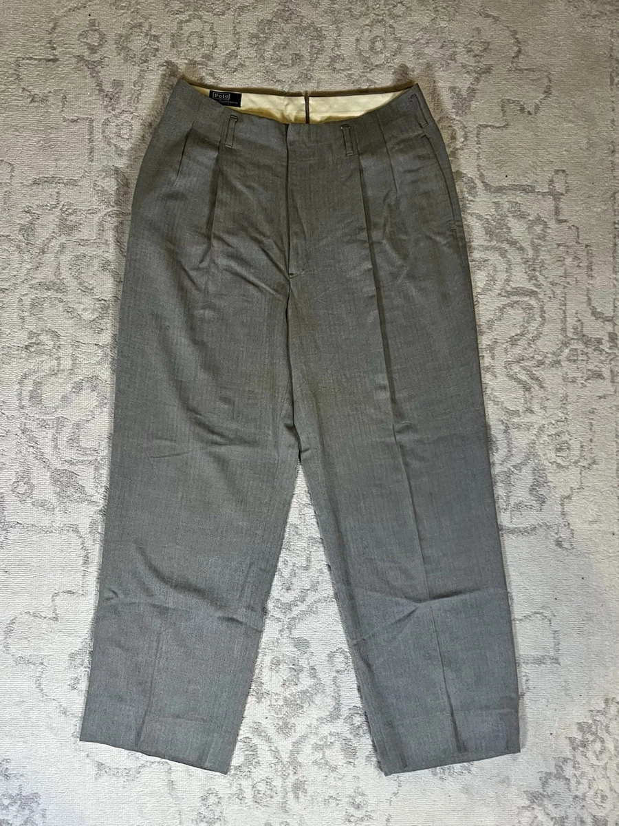 Polo Ralph Lauren Wool Gray Pants for Men for sale | eBay