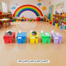 20-Piece Kids Lap Desk Set - Colorful and Versatile for Preschool  Daycare