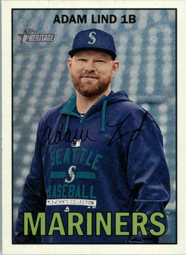 2016 Topps Heritage Adam Lind #43 card
