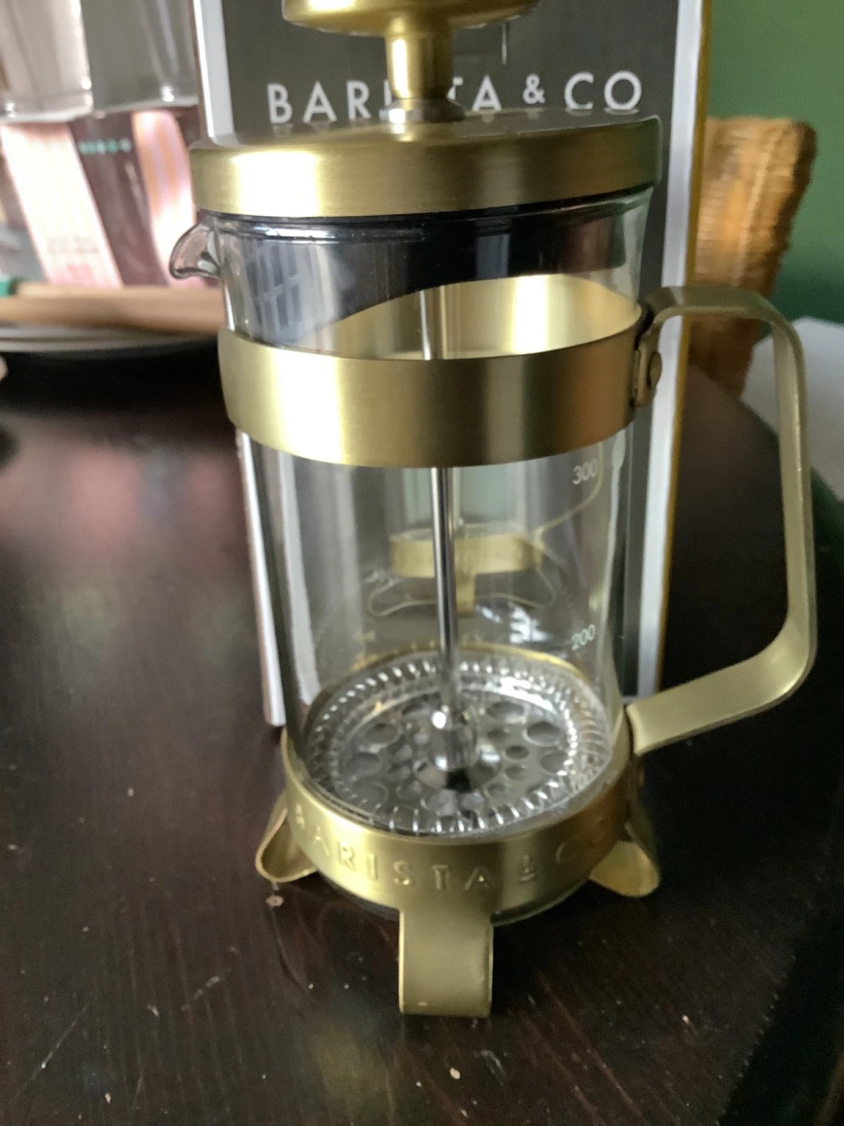 Barista & Co Electric Steel 3 Cup Coffee Plunge Pot /Cafetiere (Gld)
Opens in a new window or tab