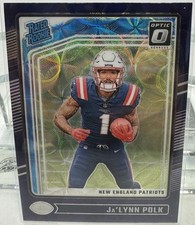 2024 Panini Donruss Optic - Rated Rookie Ja'Lynn Polk #240 Purple Scope Prizm...