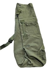 Vintage USGI Duffel/ Deployment Bag Used/Olive Drab Green