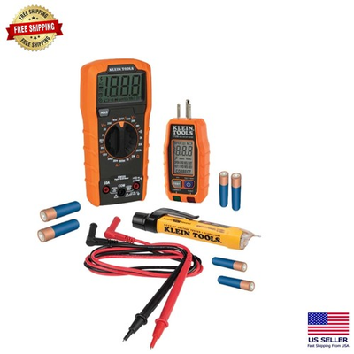 #ad #ad Advanced Electrical Testing Kit with Safety Rated Multimeter amp; Receptacle Tester $94.49