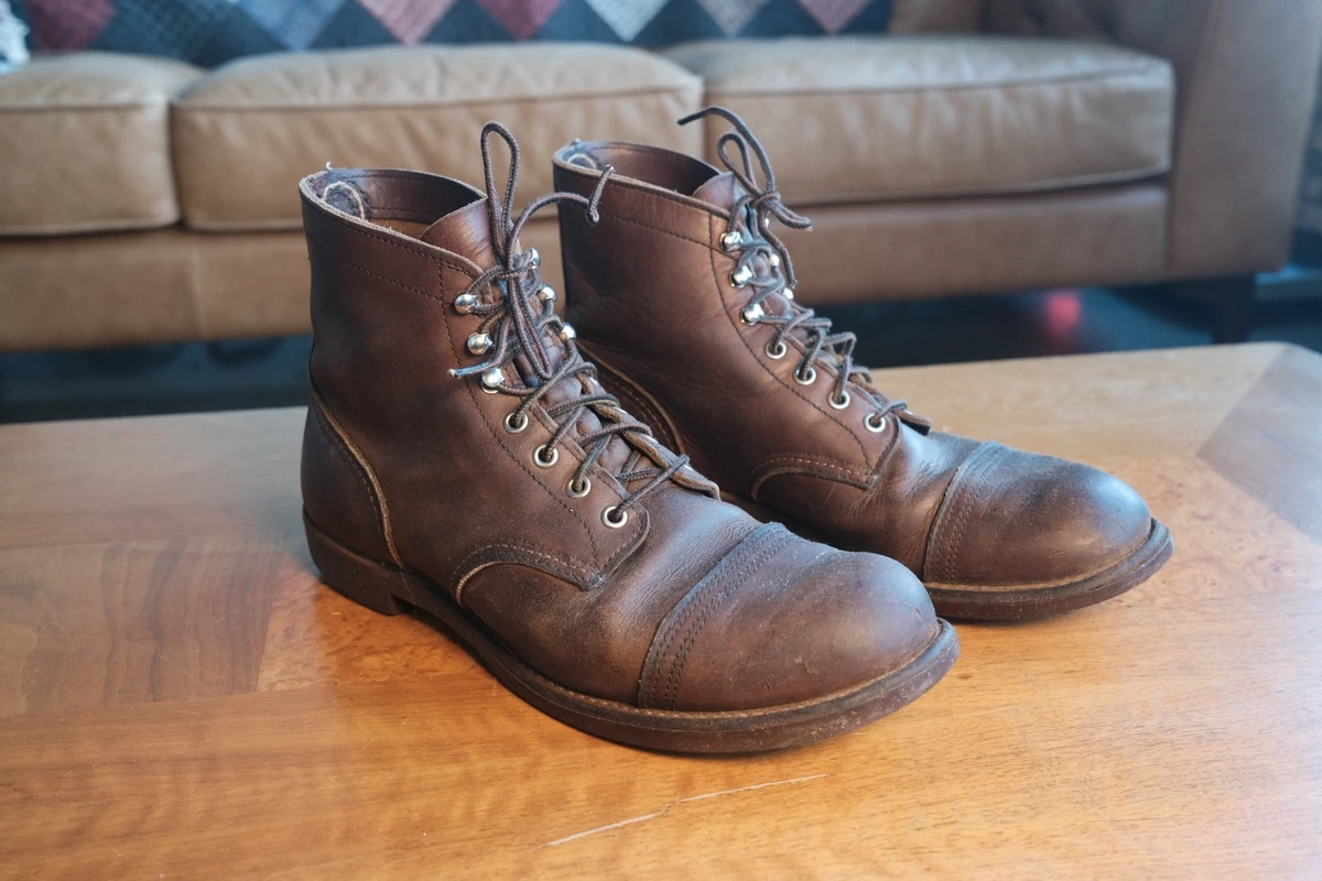 Red Wing Shoes Red Wing Iron Ranger Brown Boots for Men for Sale