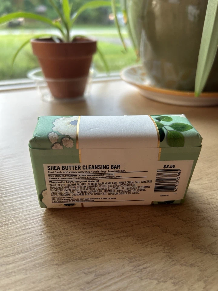 Bath and Body Works Eucalyptus Spearmint Shea Butter Cleansing Bar Soap 5 oz - Image 2 of 2