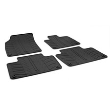 Gledring Tailored Rubber Floor Mats for Volvo XC90 Mk2 15-25 Black Moulded Set