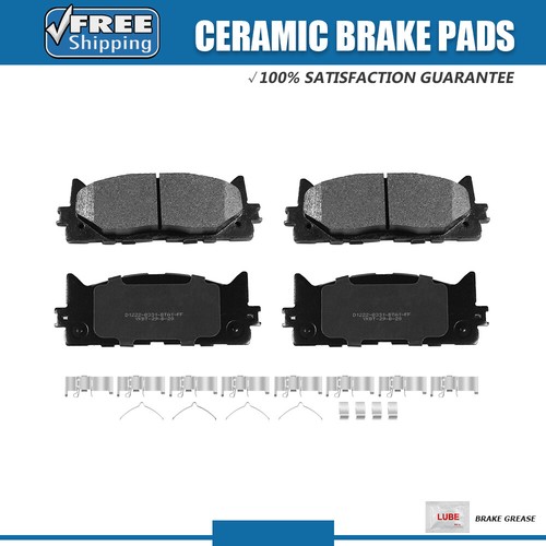 4PCS Front Brake Pads w/Hardware for Toyota Camry Avalon Lexus ES350 ES300h eBay
