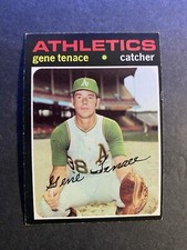 1971 Topps Baseball Gene Tenace Oakland Athletics Card #338