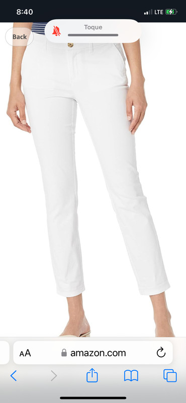 BRAND NEW TOMMY HILFIGERHAMPTON HERITAGE CHINOS WHITE SZ 2