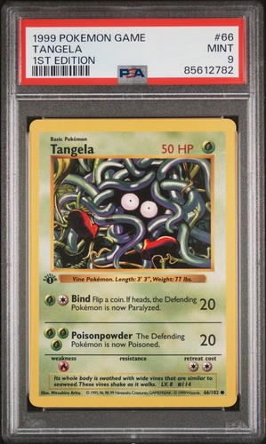 Tangela (1st Edition) graded PSA 9 for sale on eBay