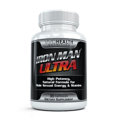 #ad #ad Iron Man Ultra: The Ultimate Male Enhancement Pills for Rock Hard Results 30ct $16.95