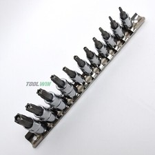 11 pc Security Torx Socket 6 Point Set w/ Hol...