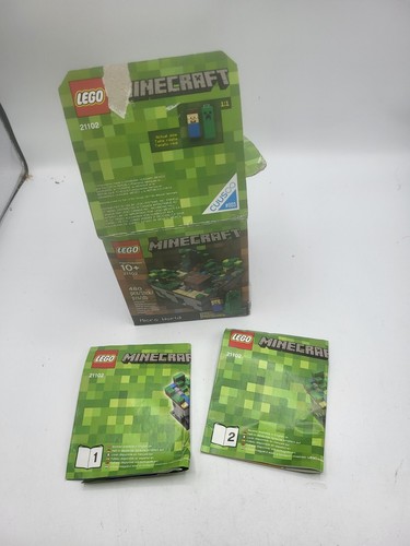 Lego 21102 Minecraft Micro World Der Wald NUR VERPACKUNG mit Anleitung