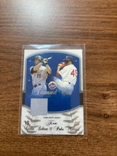 2005 Fleer Flair Diamond Cuts Relic Carlos Beltran Pedro Martinez Mets Red Sox
