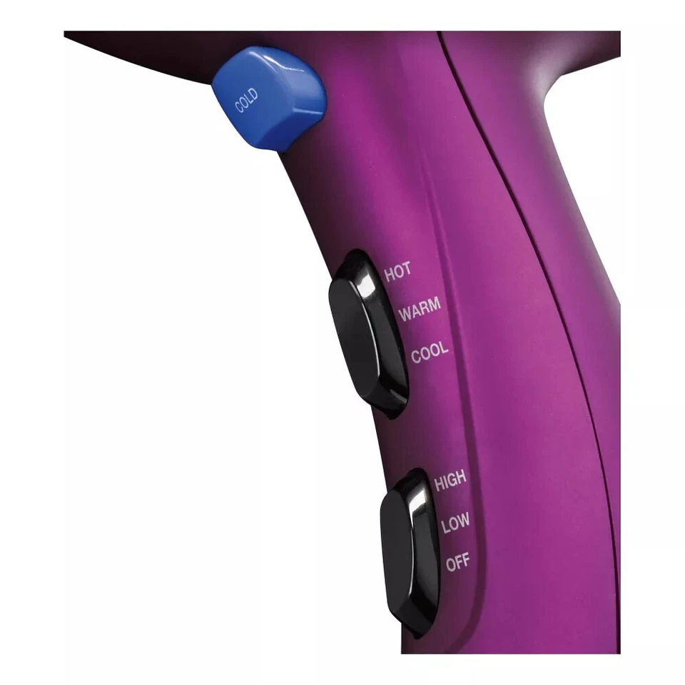 Conair Purple and Gold Salon Professional Hair Dryer - 1875 Watt - Image 3 of 3
