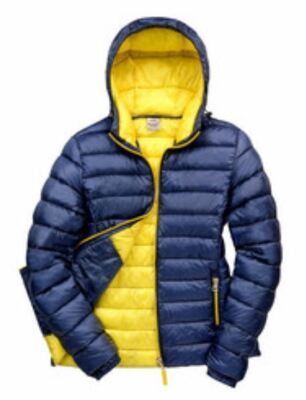 Result Urban Damen Snow Bird Padded Jacket Navy/Yell Gr. M LN017 DD 02