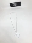 Collier pendentif chaîne étiquette cœur Supreme Tiffany & Co neuf FW21