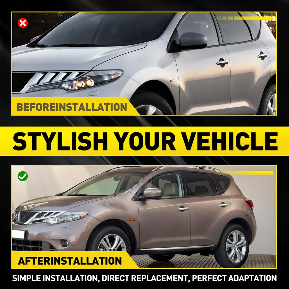 2/4/8 For Nissan Patrol Y61/GU (2004-2016) Sequential Side Indicators - Smoked - image 2 of 4