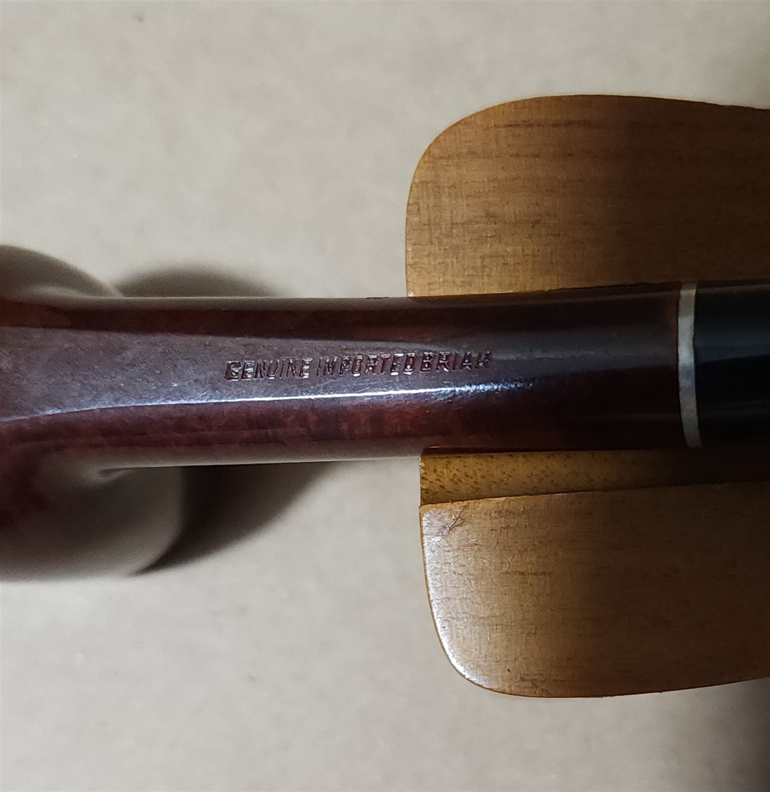 VINTAGE BBB EXTRA ESTATE TOBACCO PIPE GENUINE IMPORTED BRIAR CLEAN BOWL