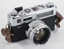 YASHICA ELECTRO 35 GSN, 45/1.7 YASHINON FUNGUS , BAD METER, AS-IS/220361