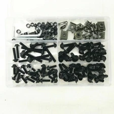 Motorcycle Bumper Bodywork Panel Fairing Bolts Kit Fastener Clips Screws 177Pcs