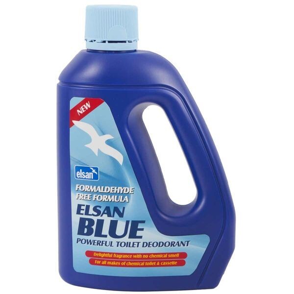 Elsan Blue Formaldehyde Free Caravan / Motorhome Chemical Toilet Fluid 2L