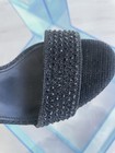 Michael Kors Hutton Platform  Sandal Sz 6M Black Sparkly Crystals Next Level! — photo 6