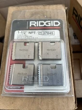 Ridgid Pipe Threader Dies 37945 1.5” NPT