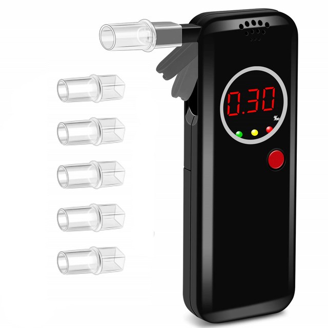 LCD Digital Alcohol Breath Analyzer Tester Detector Test Alert