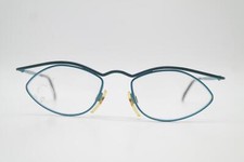Vintage Eyeglasses Vogart Design 8096 Blue Oval Frame