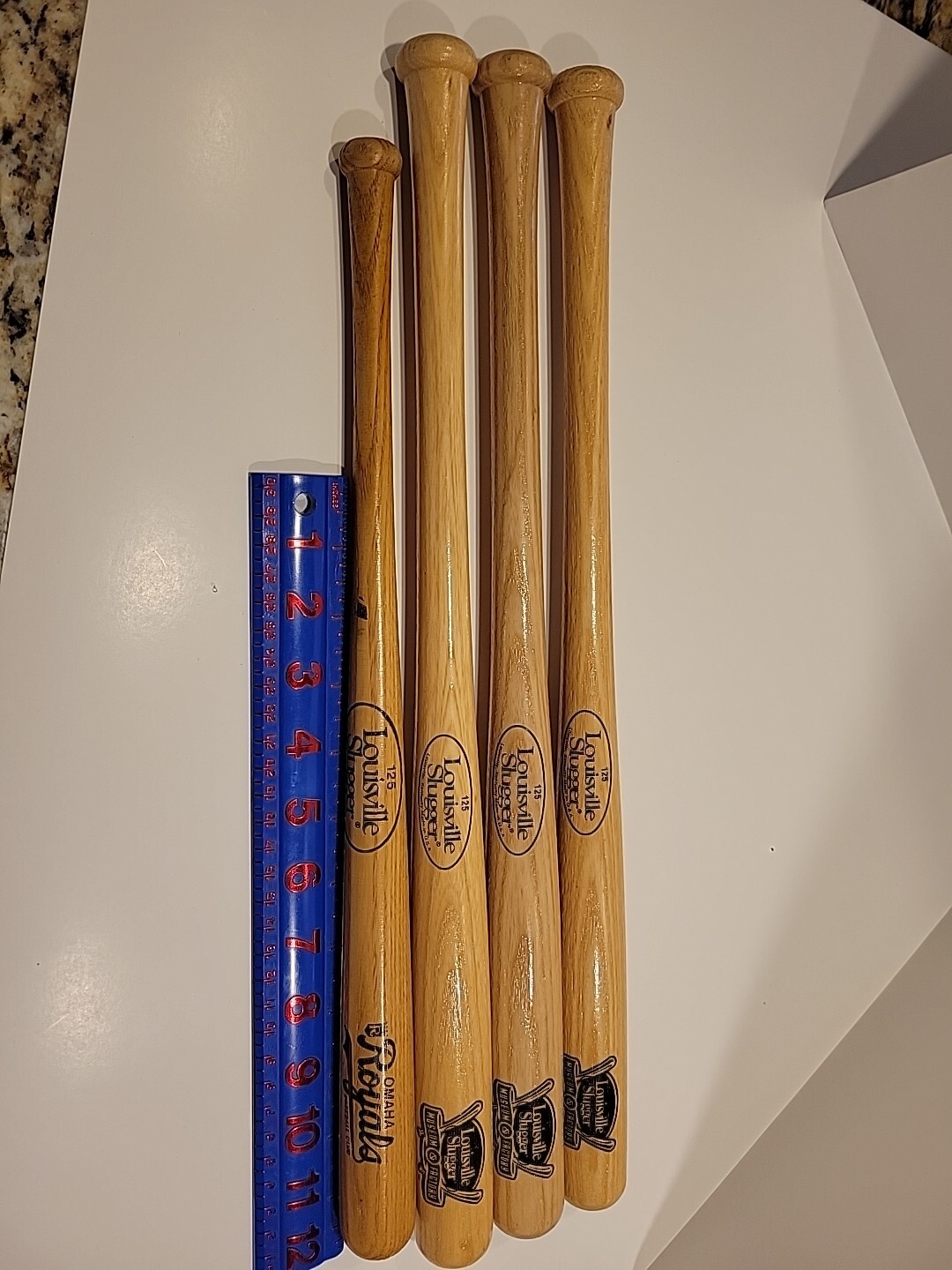 Louisville Slugger Mini Bat Lot Of4 Omaha Royals eBay