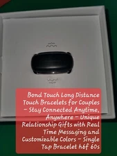 Bond Touch Long Distance Touch Bracelets for Couples - Stay Connected...