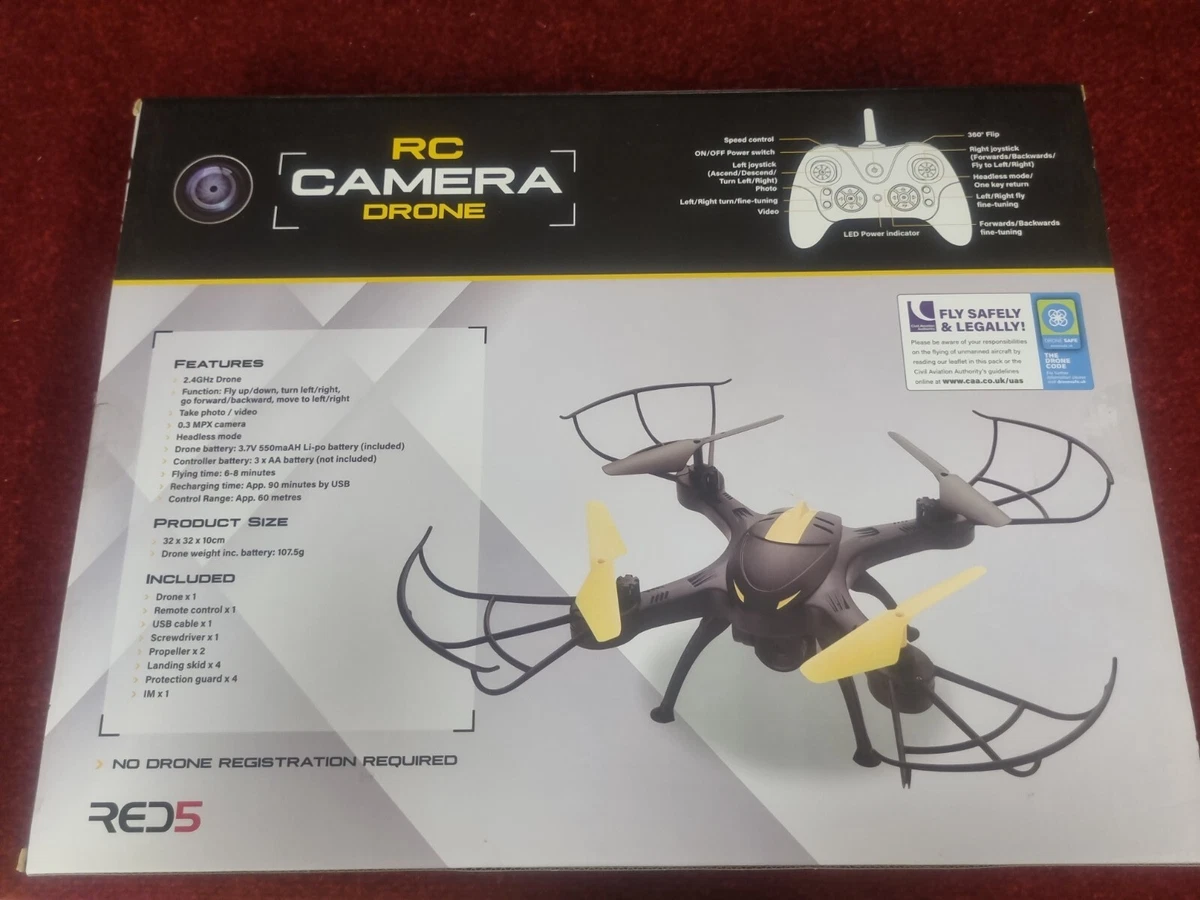 Red5 rc camera drone yellow deals