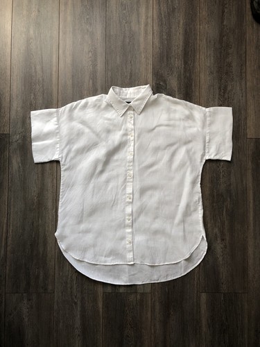 Ralph Lauren Linen White Shirt Black Label Size L