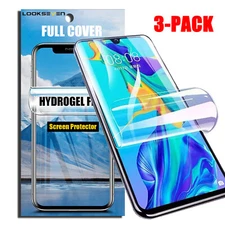 3-Pack HYDROGEL Screen Protector For Samsung Galaxy S25 S24 S23 S22 S21 Note 20