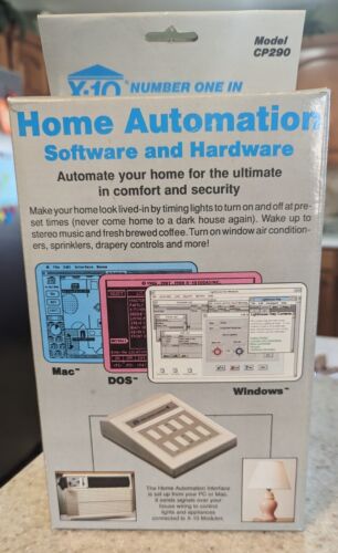 X 10 Home Automation System Interface With Software And Connecting Cable New X10 - Picture 1 of 10