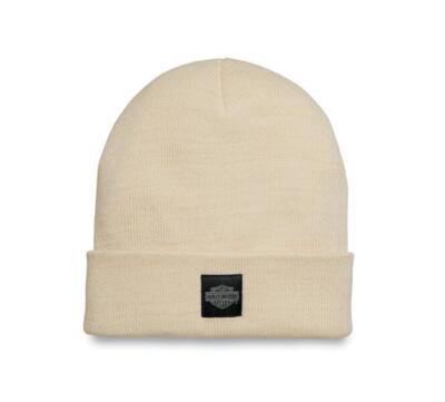 Harley-Davidson Mütze ''Forever Hatley Beanie'' 97642-23VM Creme Einheitsgröße