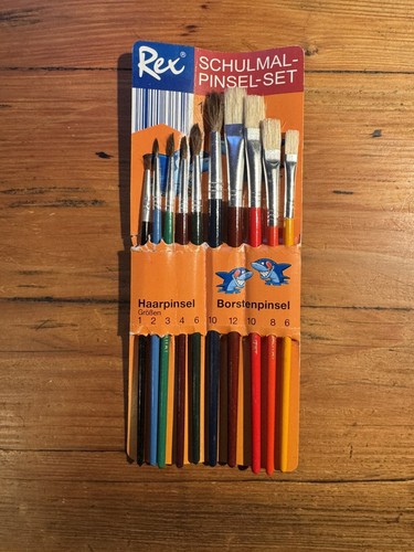 School painting brush set Rex hair brush bristle brush