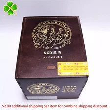 La Gloria Cubana No. 3 Serie R Empty Wood Cigar Box 5" x 4.25" x 4.25"