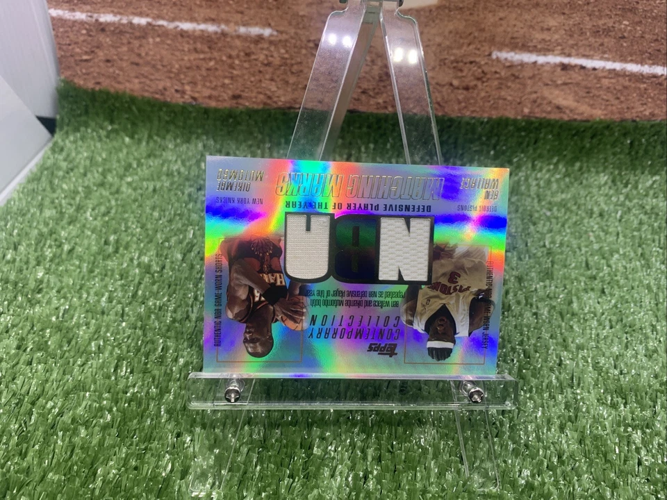 2003-04 TOPPS COLECCIÓN CONTEMPORÁNEA DIKEMBE MUTOMBO BEN WALLACE JUEGO DOBLE USADO Foto 2 de 4