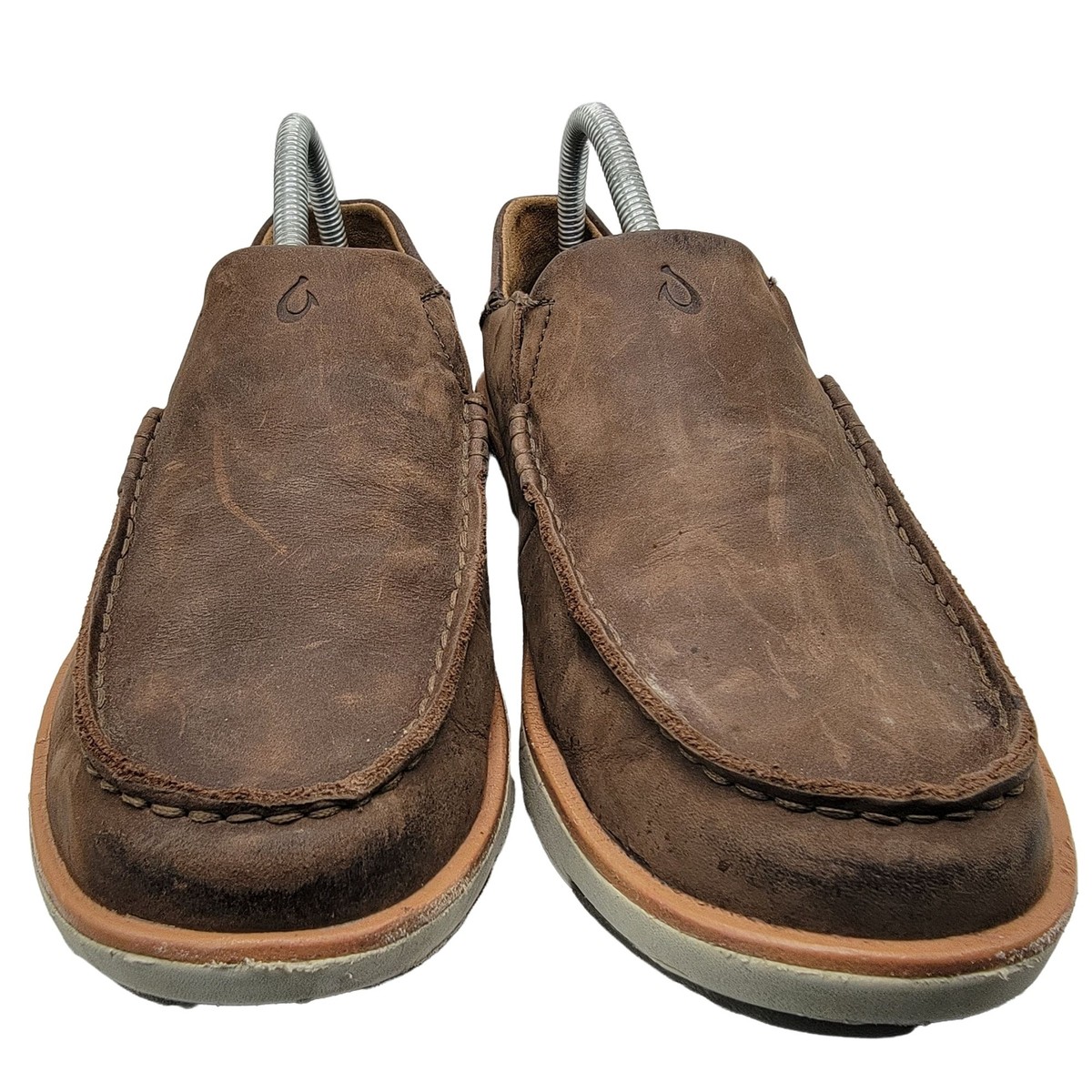 OluKai Kalia Slip On Sneakers Mens 8.5 Dark Wood Shoes 10453  display picture 2