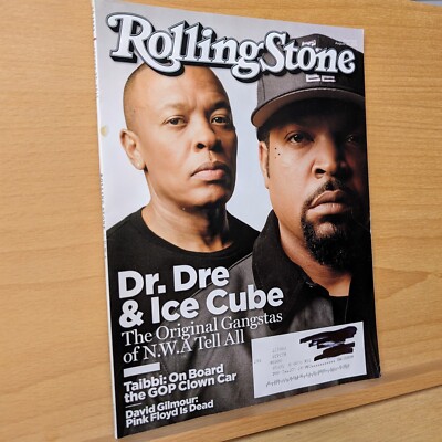 Rolling Stone Magazine Issue 1242 August 27 2015 Dr. Dre Ice Cube N.W.A
